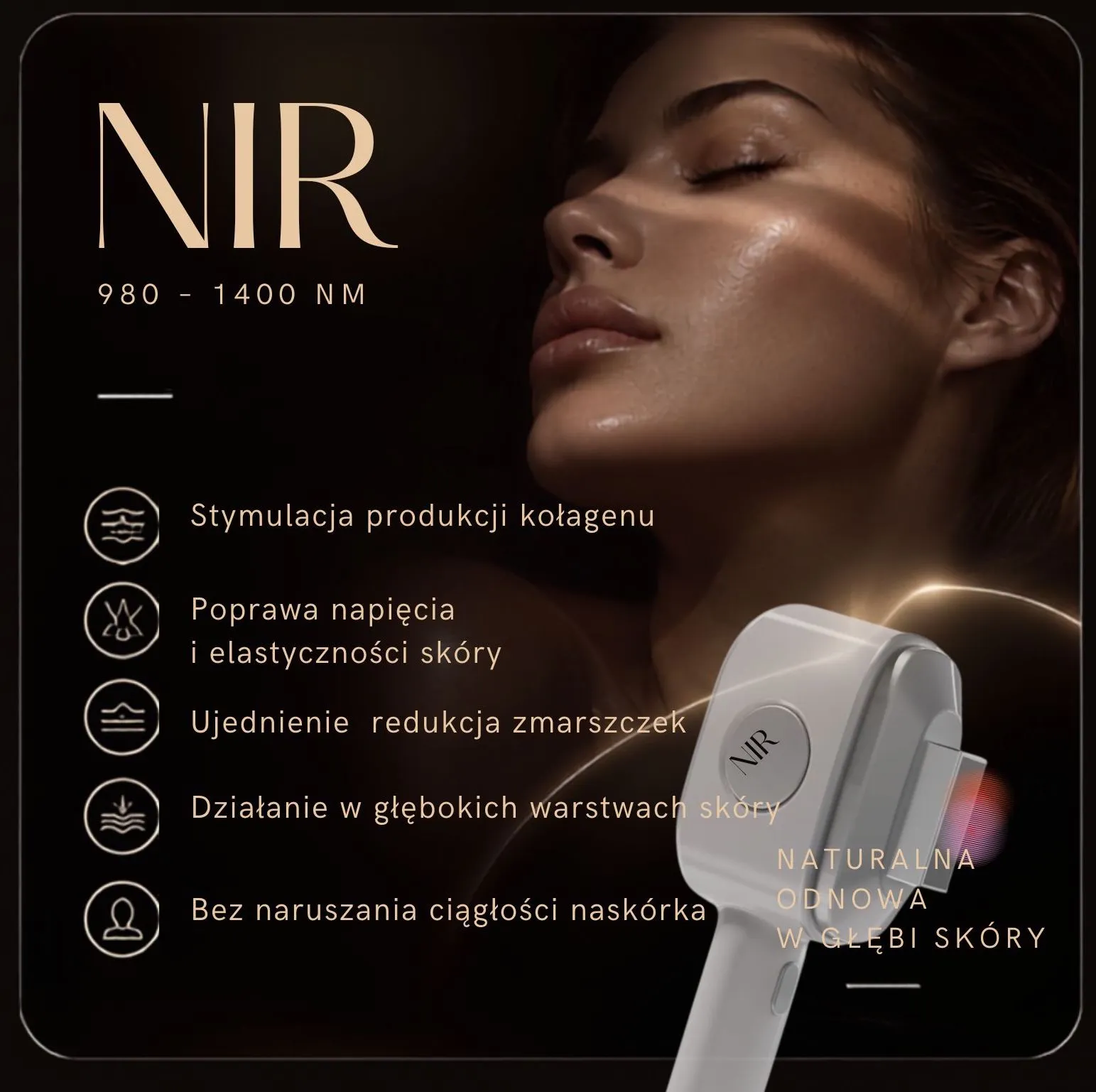 NIR swiatlo szerokopasmowe