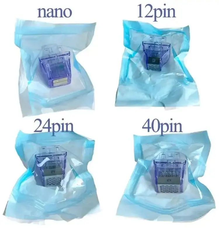 Warianty igieł kartridża: NANO, 12 PIN, 24, 40 PIN